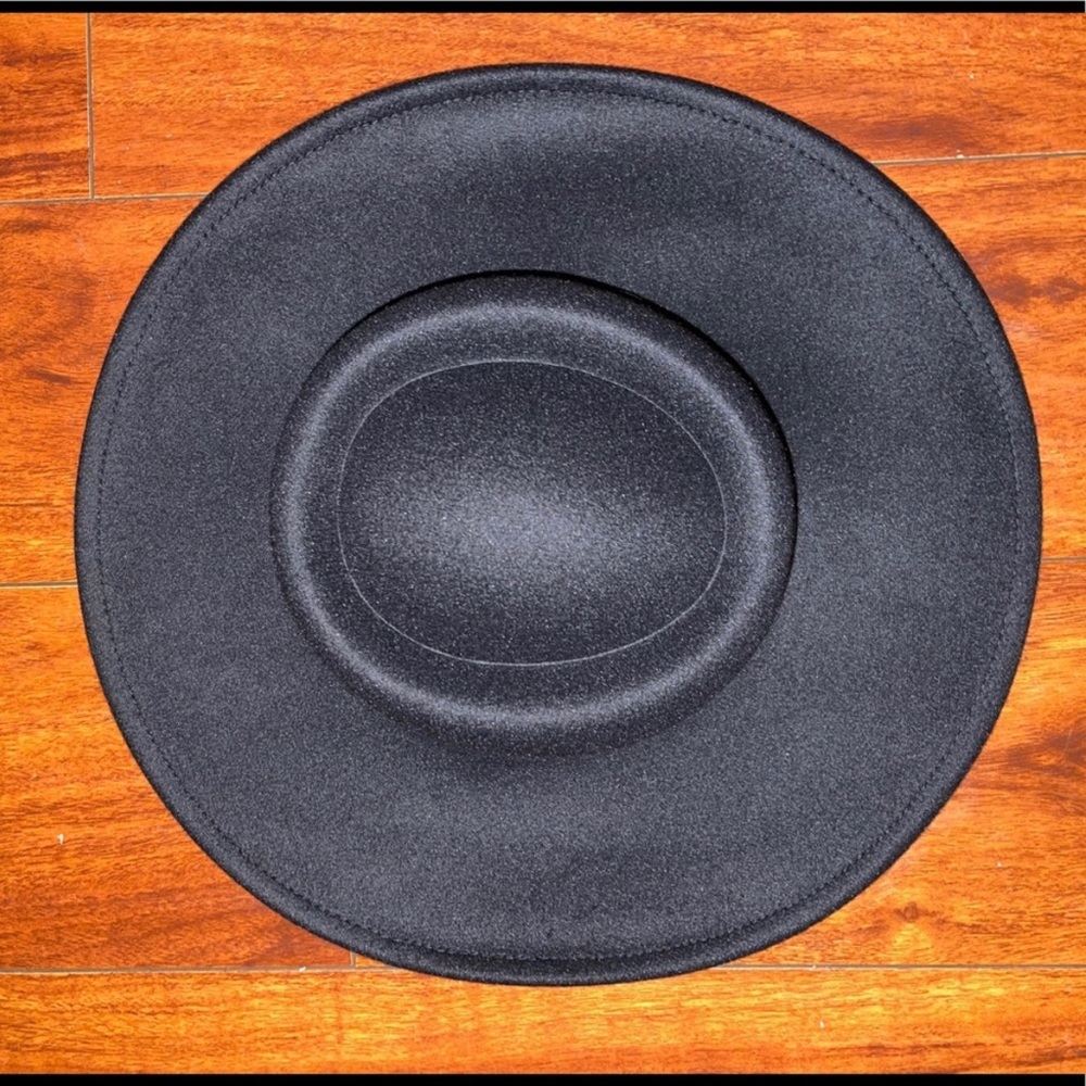 Black bolero Fedora wide brim - Picture 3 of 15